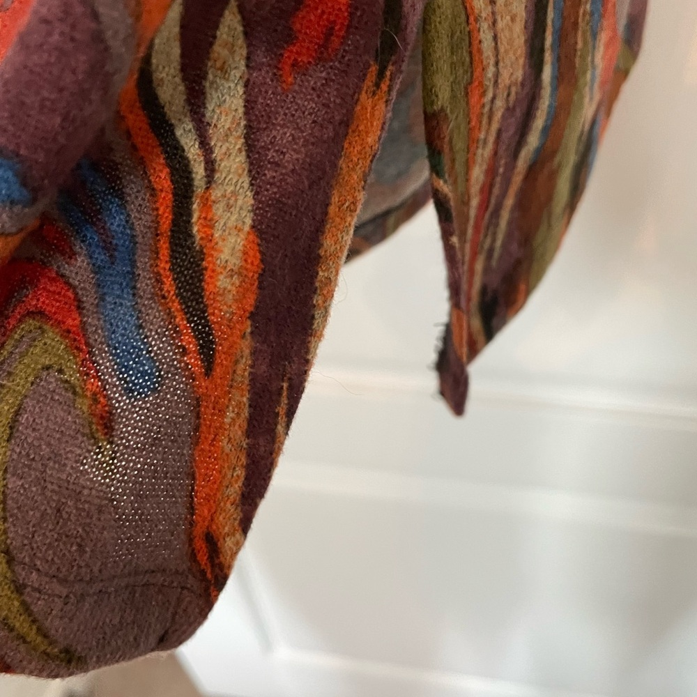 ALI MILES XL Vibrant Multicolor Knit Top - Picture 7 of 9